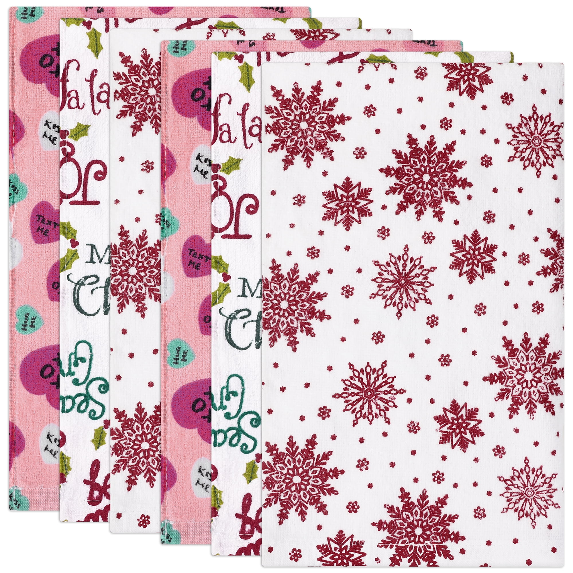 Unique Bargains Cotton Home Decor Decorative Kitchen Dish Tea Towels 16