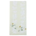 thumbnail image 1 of Unique Bargains Cotton Jacquard Hand Towels with Floral Embroidery Green 1pc 27" x 13", 1 of 8