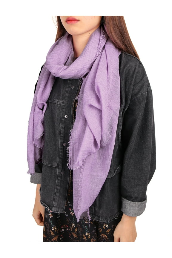 Cotton Linen Soft Fashion Long Scarf Hijab Wrap Shawl Headwear Scarves