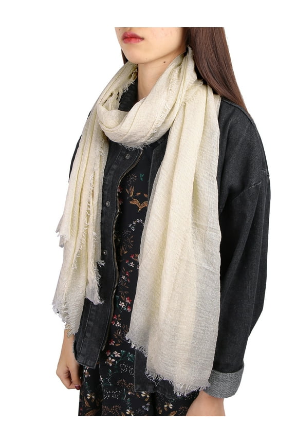 Cotton Linen Soft Fashion Long Scarf Hijab Wrap Shawl Headwear Scarves