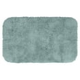 thumbnail image 1 of Unique Bargains Cotton Mat Rug Plush Water Absorbent Luxury Rectangular Machine Washable Blue 16" x 24", 1 of 6