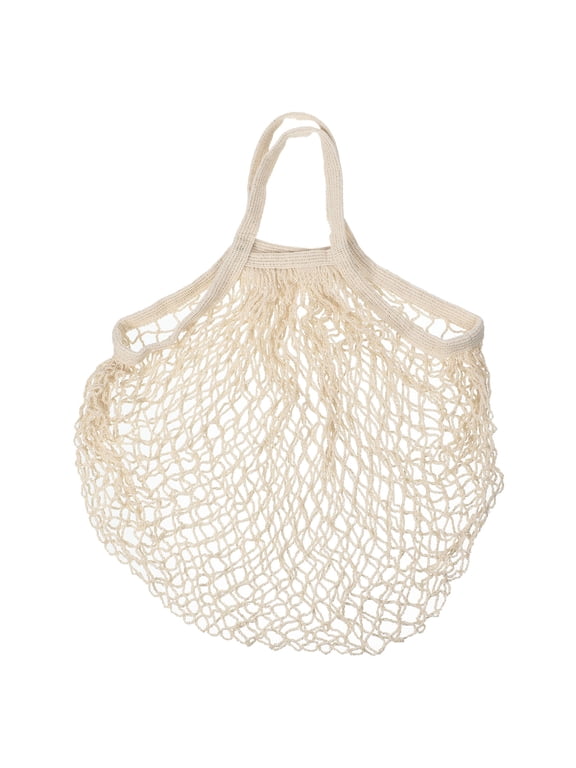 Cotton Mesh Bag Reusable Mesh Net String Grocery Bags Organizer