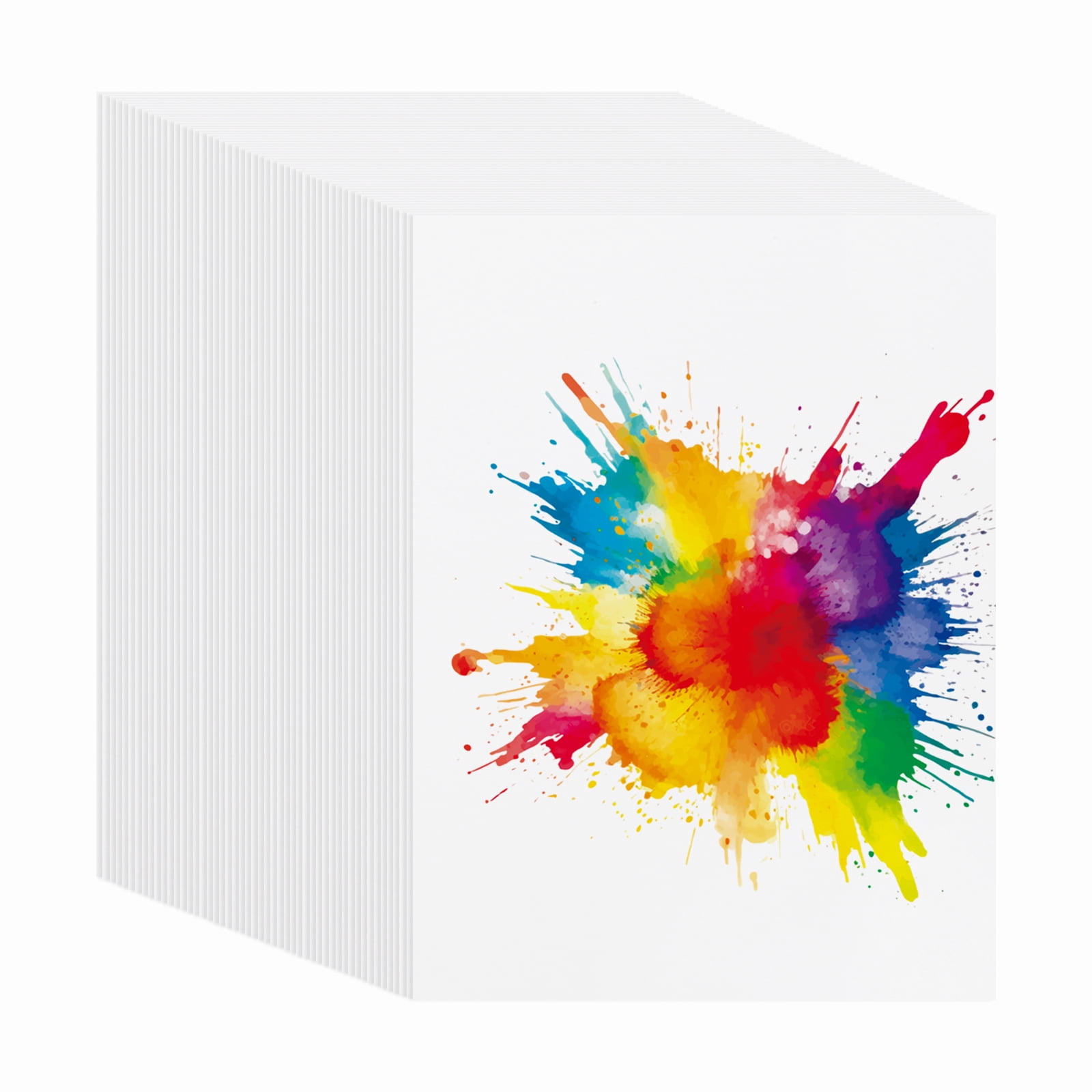 Unique Bargains Cotton Paper 140lb/300 GSM Hot Press Watercolor Paper for Artists 9"x12"