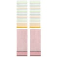 thumbnail image 1 of Unique Bargains Cotton Soft Striped Hand Towel 4 Pcs Yellow/Pink 13" x 27"/13" x 29", 1 of 5
