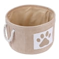 thumbnail image 1 of Unique Bargains Cotton Storage Cube with Handles Beige 13*8.1in, 1 of 6
