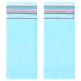 thumbnail image 1 of Unique Bargains Cotton Striped Absorbent Soft Hands Face Towel Blue 2-Piece, 1 of 5