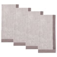 thumbnail image 1 of Unique Bargains Cotton Striped Hand Towel for Bathroom Kitchen Gym Brown 4pcs 29" x 13", 1 of 8