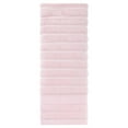 thumbnail image 1 of Unique Bargains Cotton Striped Hand Towel for Bathroom 14" x 30"
 Pink 1, 1 of 8
