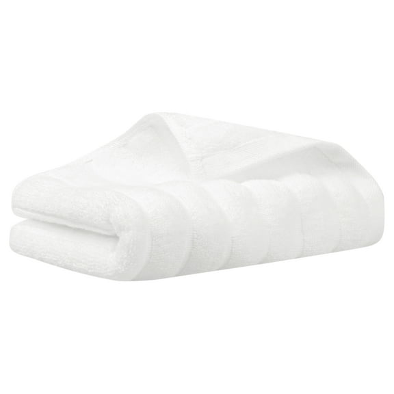 Unique Bargains Cotton Striped Hand Towel for Bathroom 14" x 30"
White 1