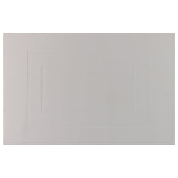 Unique Bargains Cotton Ultra Absorbent Quick Dry Washable Towel Bath Mat White
