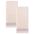 thumbnail image 1 of Unique Bargains Cotton Waffle Textured Hand Towels Light Brown 2pcs 29" x 13", 1 of 8