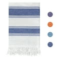 thumbnail image 1 of REGALWOVEN Cotton Wash Cloths for Face Striped Face Cloths Highly Absorbent Towels Blue, 1 of 8