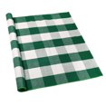thumbnail image 1 of Unique Bargains Cotton Woven Checkered Area Floor Rug Carpet Mat Green & White 59"x35", 1 of 8