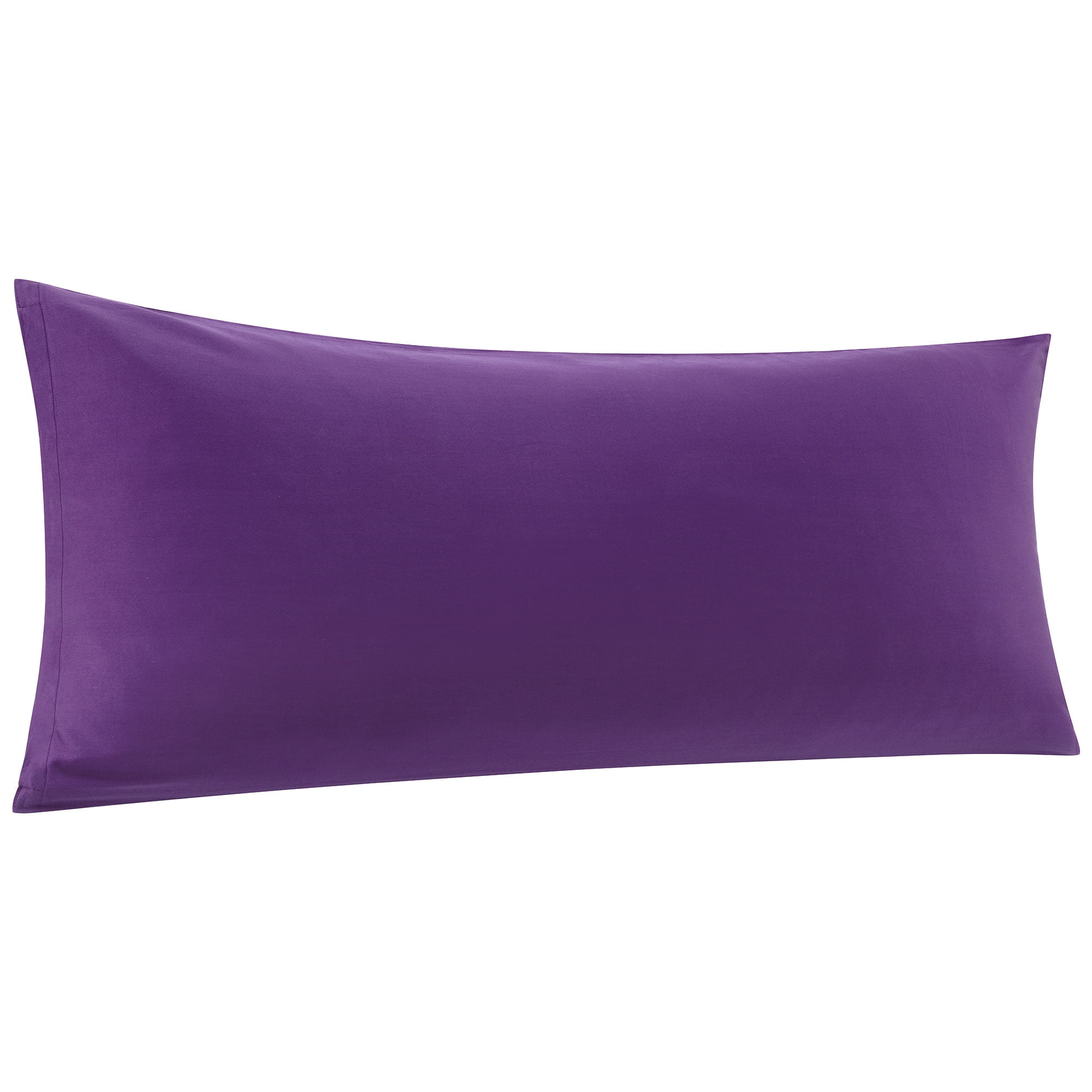 Unique Bargains Cotton Zipper Closure Breathable Body Pillowcase Grape 20"x60"