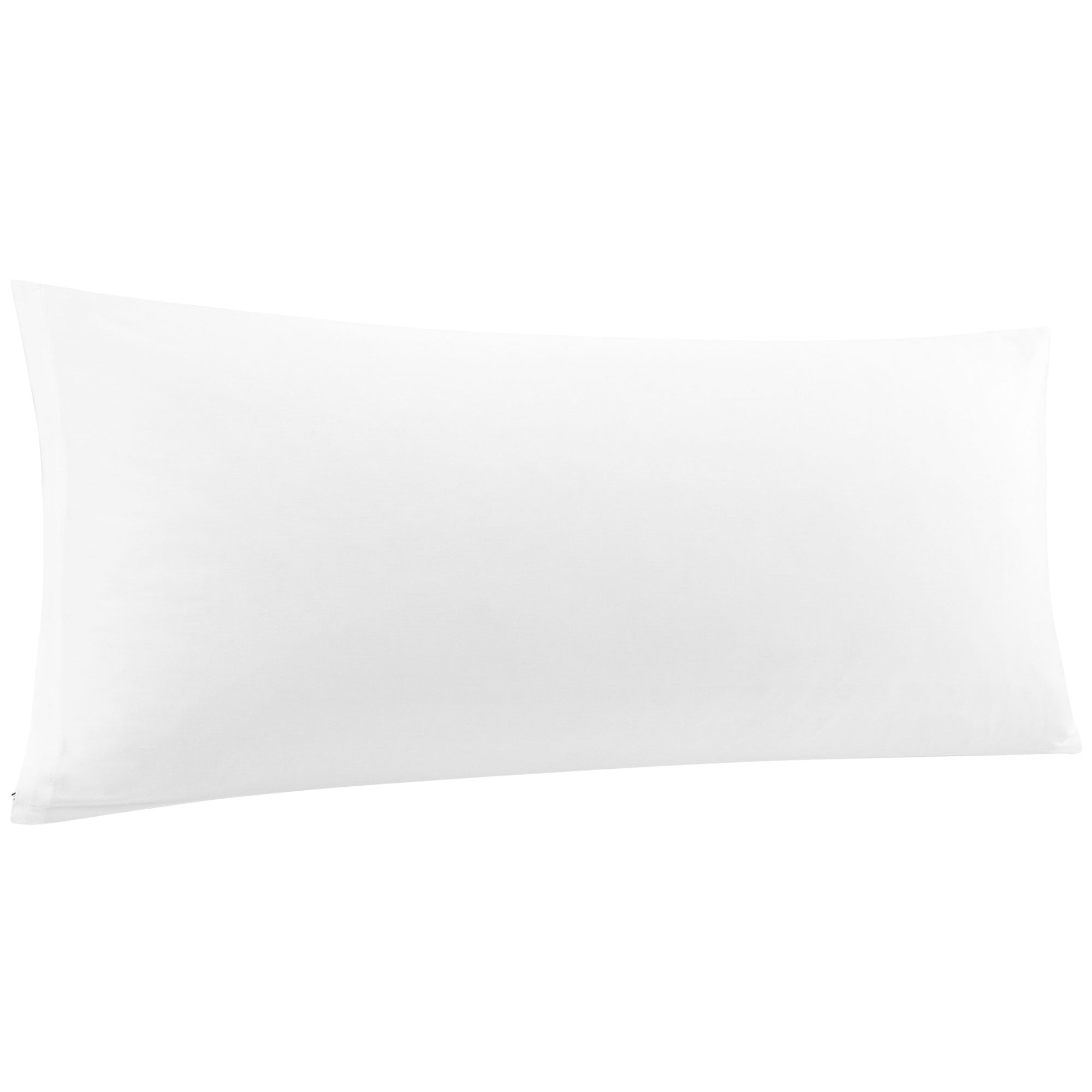 Unique Bargains Cotton Zipper Closure Breathable Body Pillowcase White