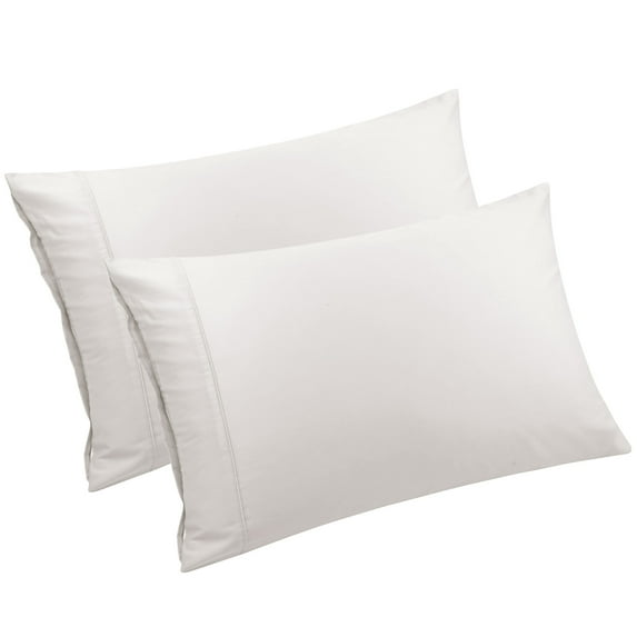 Unique Bargains Cotton Zipper Closure Pillowcase Set of 2 Isabelline Standard
