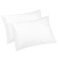 thumbnail image 1 of Unique Bargains Cotton Zipper Closure Pillowcase Set of 2 White Queen, 1 of 8