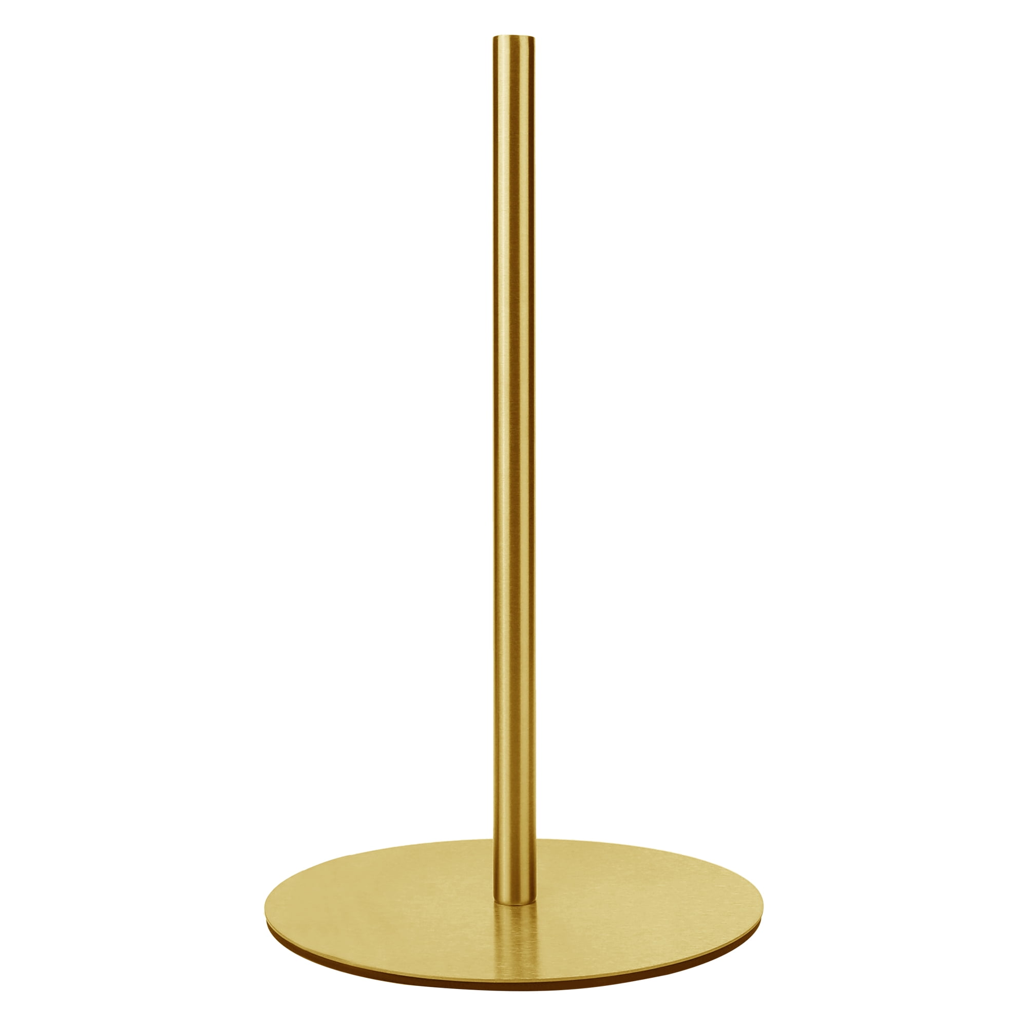Unique Bargains Countertop Non Slip Base Dispenser Paper Towel Holder Gold B 11.8x6.7inch