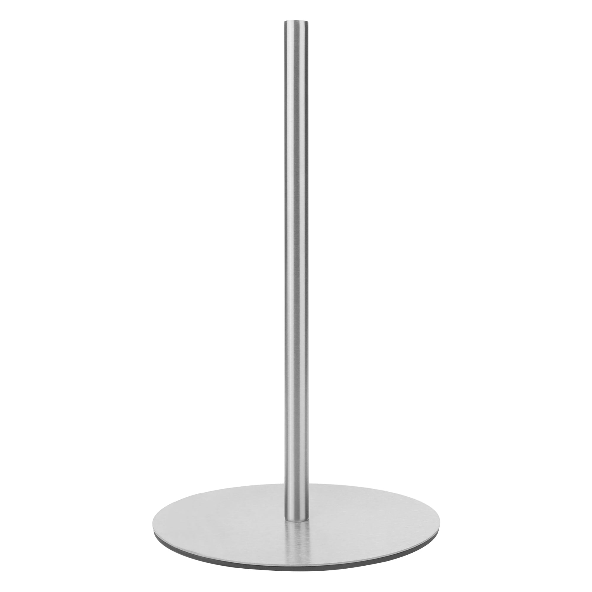 Unique Bargains Countertop Non Slip Base Dispenser Paper Towel Holder Silver B 11.8x6.7in