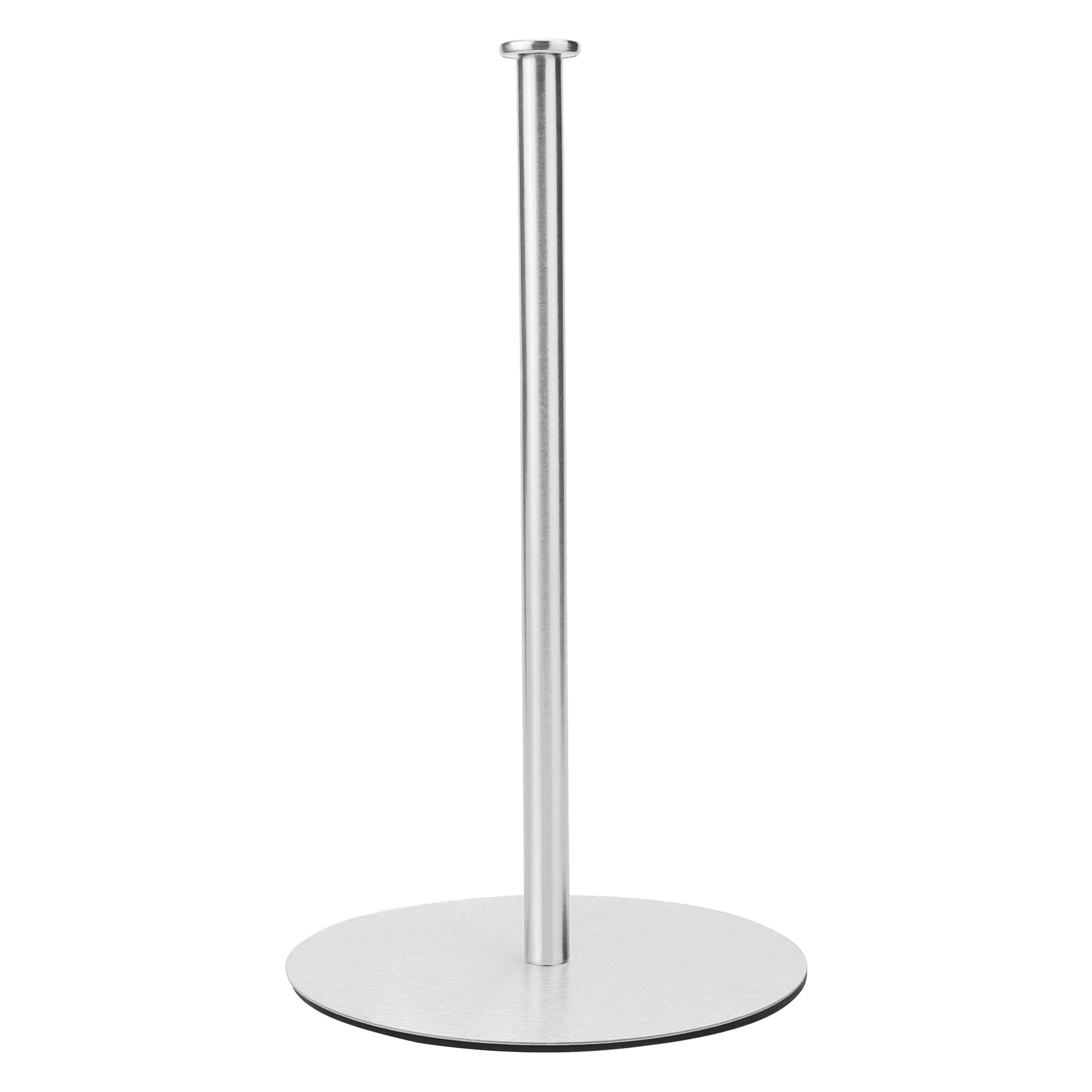 Unique Bargains Countertop Non Slip Base Paper Towel Holder Silver B 11.8x6.7inch