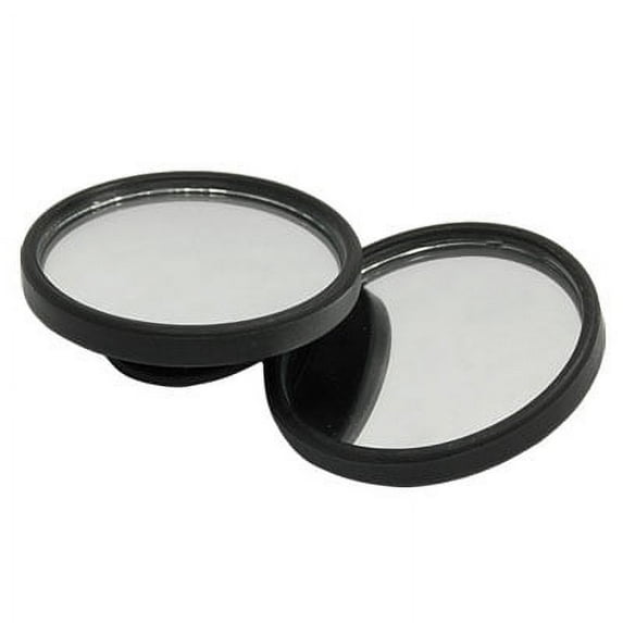 Unique Bargains Couple Round Design Car Blind Spot Rear View Blind Spot Mirror 48mm Black