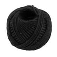thumbnail image 1 of Unique Bargains Craft Jute Burlap Ribbon Twine Rope Cord String Pack Roll Black 2mm Dia 50m Length Yarn, 1 of 2