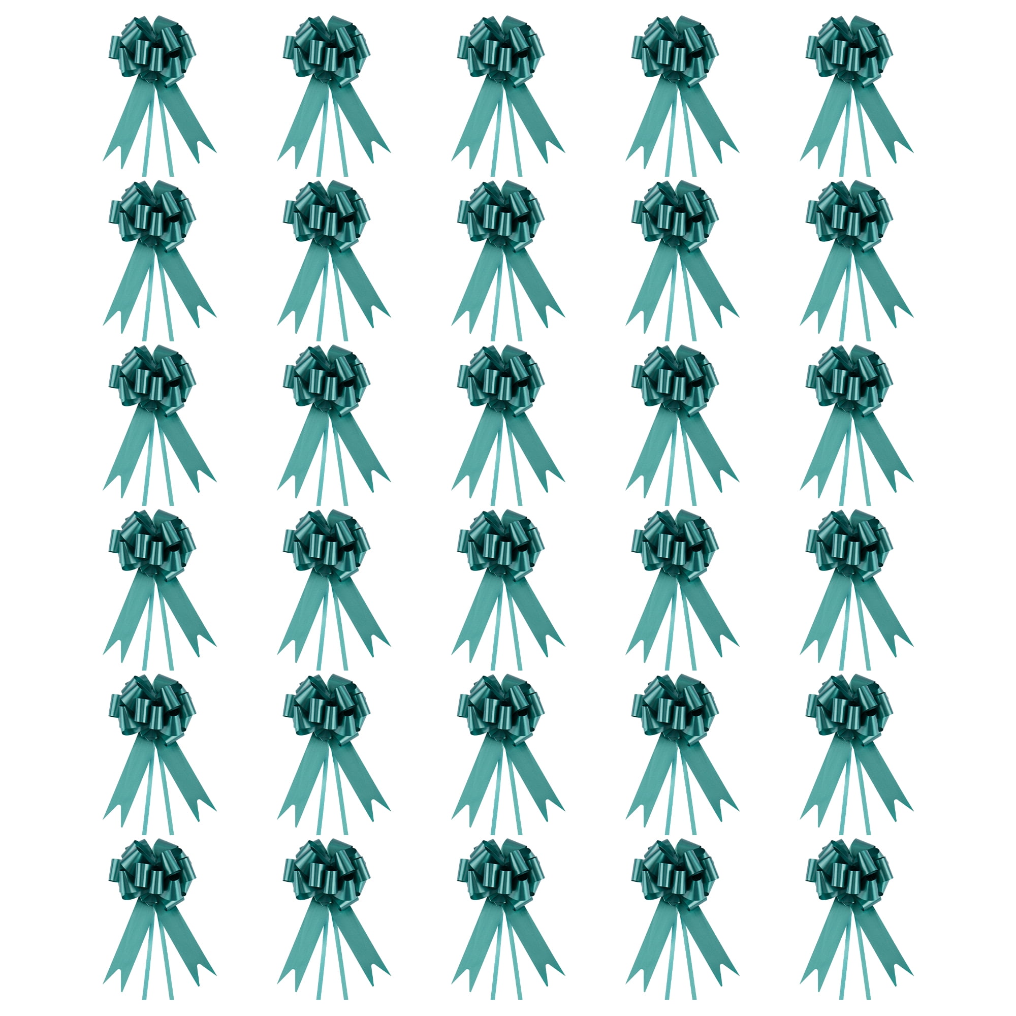 Unique Bargains Crush-Resistant Metallic Bows for Gift Wrapping and Decoration Dark Green