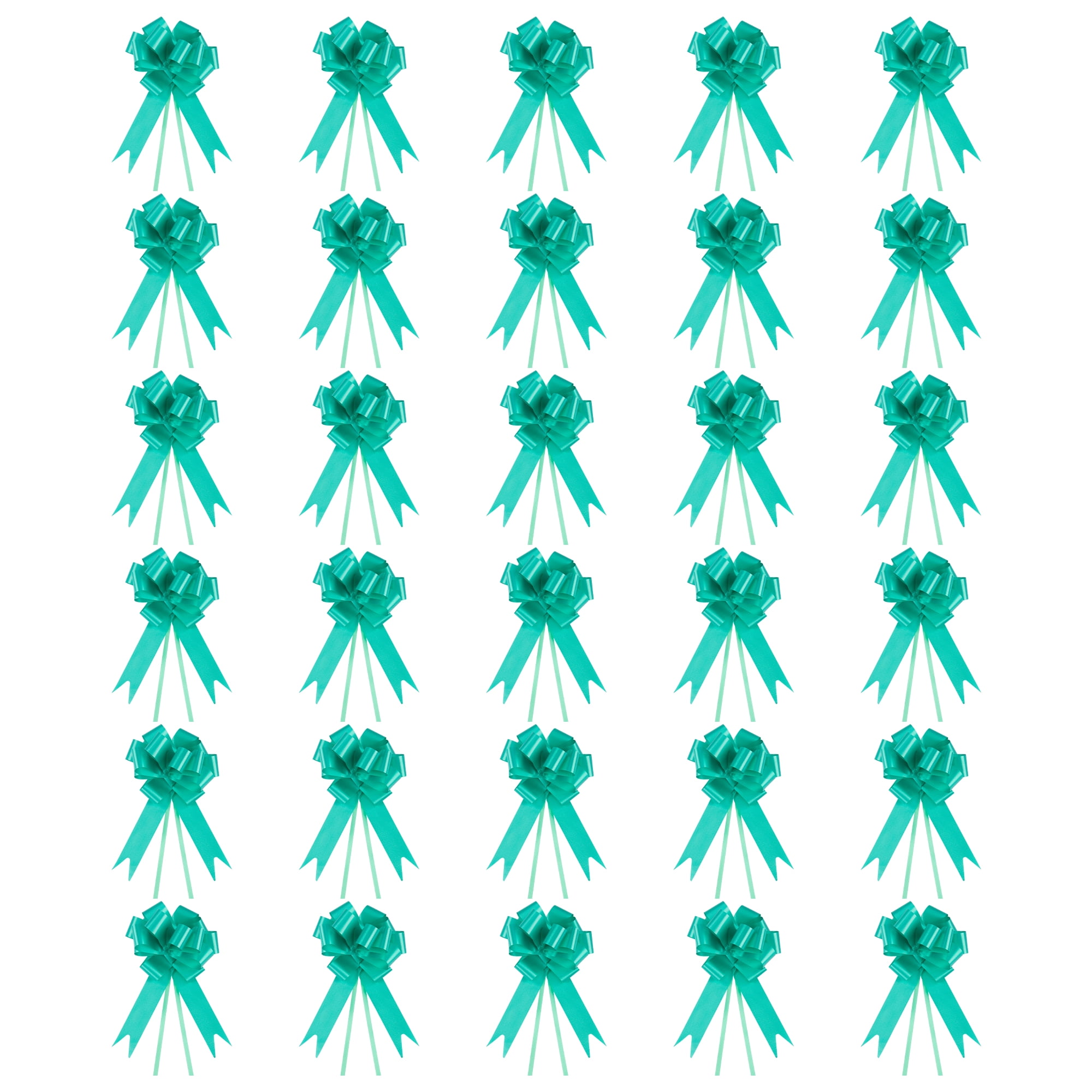 Unique Bargains Crush-Resistant Metallic Bows for Gift Wrapping and Decoration Green