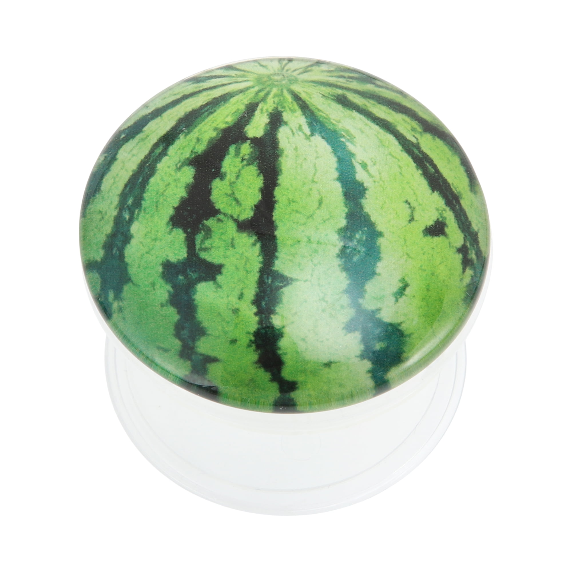 Unique Bargains Crystal Glass Phone Grip 1 Pc Green Watermelon