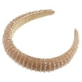 thumbnail image 1 of Unique Bargains Crystal Headband Rhinestone Hairband for Women 1.2 Inch Wide Champagne, 1 of 7