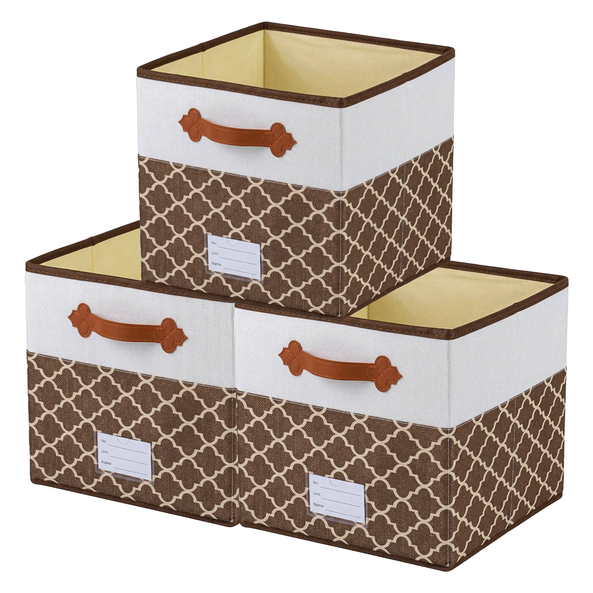 Unique Bargains Cube Collapsible Storage Basket for Organizing Clothes Books Coffee