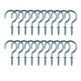 thumbnail image 1 of Unique Bargains 20pcs Cup Ceiling Hooks Metal Screw in Hanger Hooks for Home Office Blue, 1 of 7
