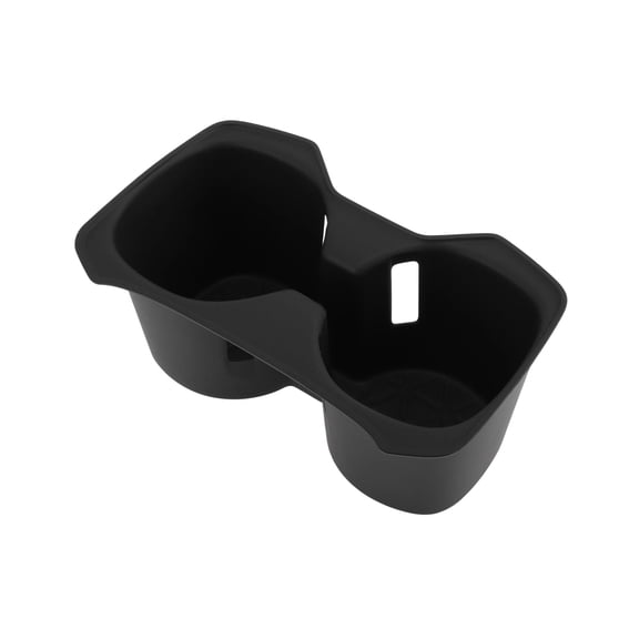 Unique Bargains Cup Holder Organizer for Toyota RAV4 2019-2021 Console Drink Holder Storage Box Insert Cup Protector TPE Black 1 pcs