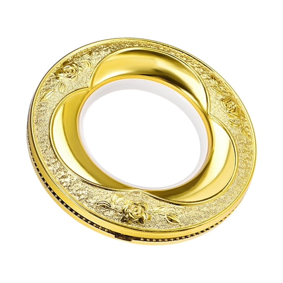 Unique Bargains Curtain Grommets Eyelets Roman Rings Home Window Decor 16pcs Bright Gold