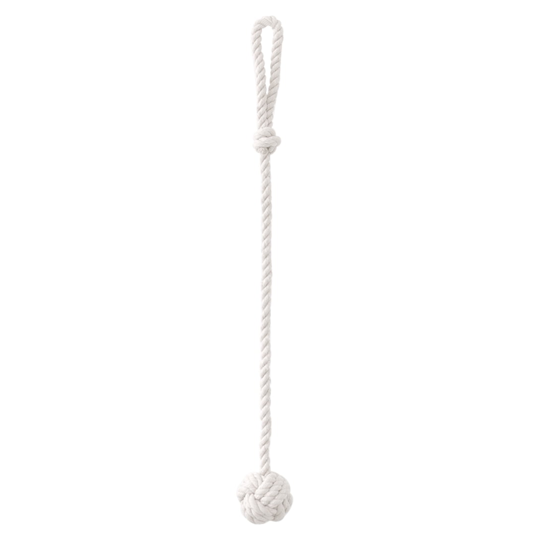 Unique Bargains Curtain Tiebacks Decorative Rope Holdback Holder Beige 24"