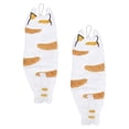 thumbnail image 1 of Unique Bargains Cute Animal Hanging Hand Towels Orange 2pcs, 1 of 7