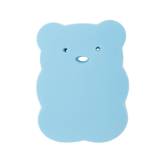 Unique Bargains Cute Bears Shape Bath Sponge Body Scrubber1 Pc Blue