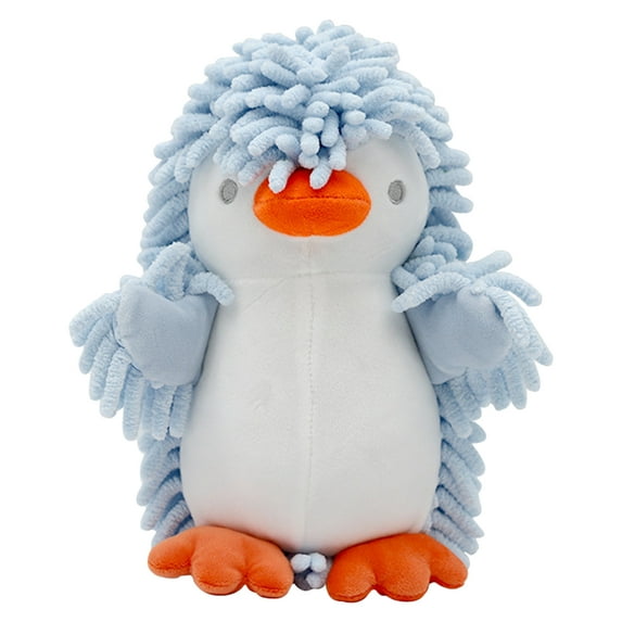 Unique Bargains Cute Cartoon Animal Chenille Hand Towels Blue