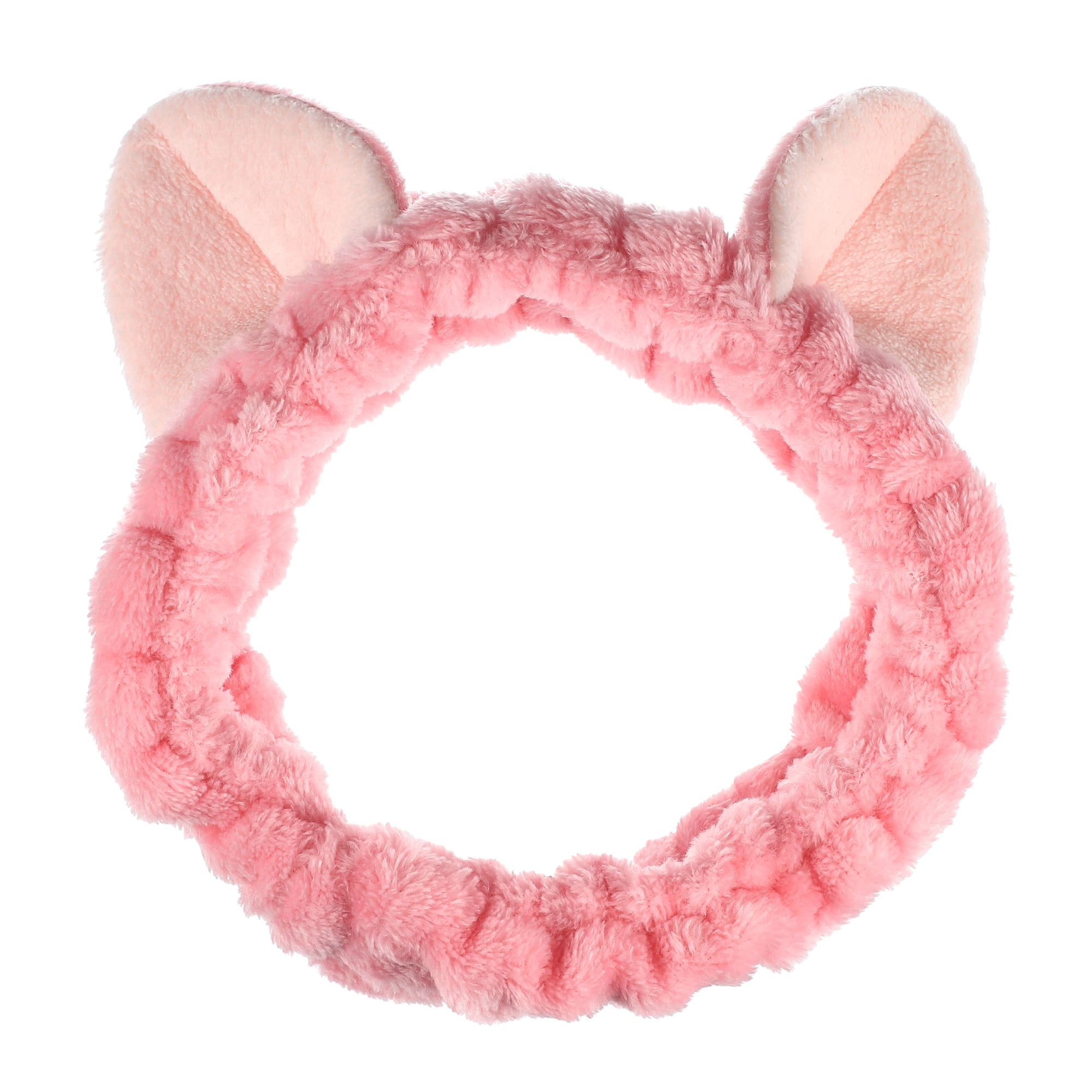 Unique Bargains Cute Cartoon Cat Ears Headbands for Women 7.09"x6.50"  1 Pc Dark Pink