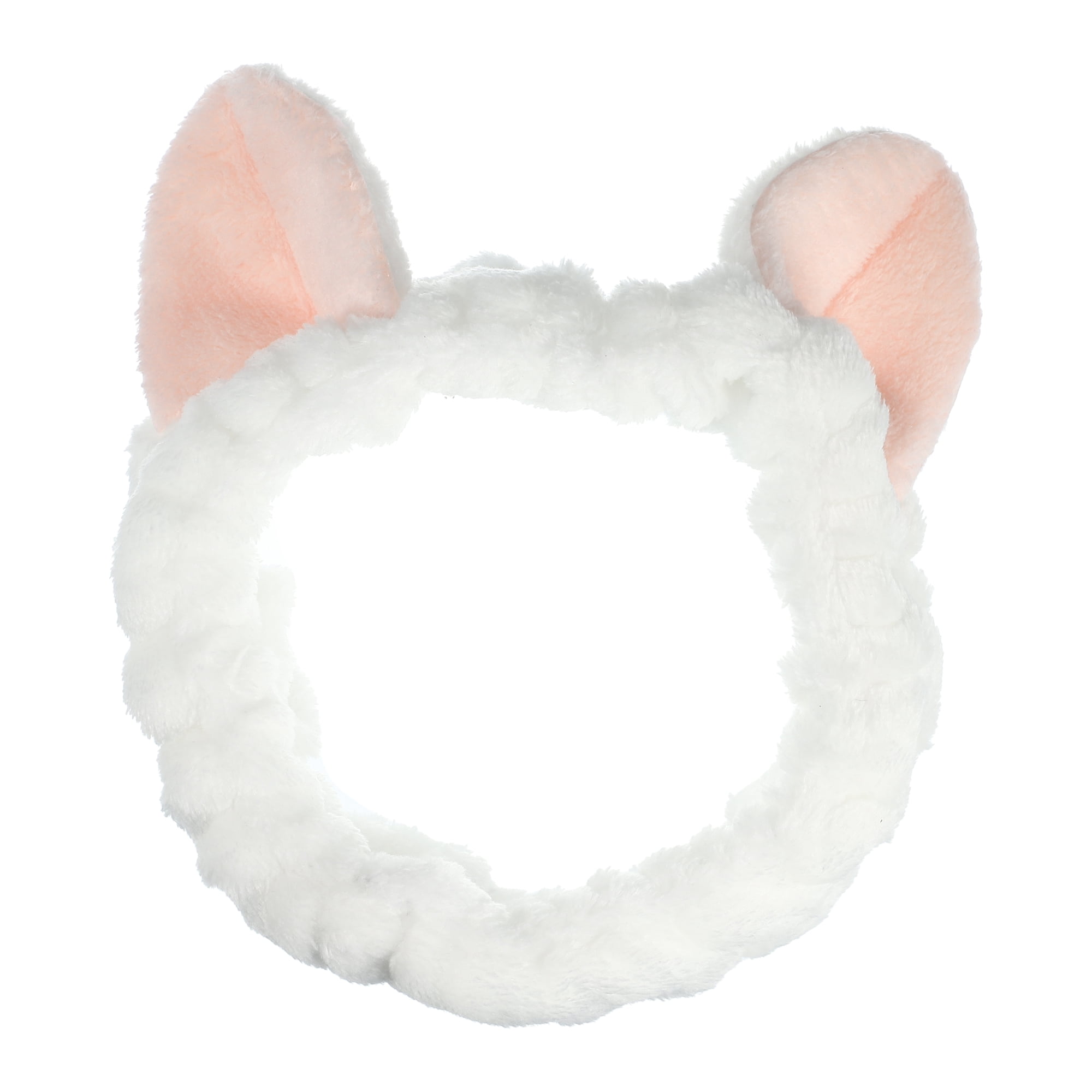Unique Bargains Cute Cartoon Cat Ears Headbands for Women 7.09"x6.50"  1 Pc White