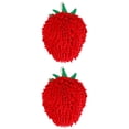 thumbnail image 1 of Unique Bargains Cute Cartoon Chenille Decorative Hand Towels for Bathroom Red 10" x 6", 1 of 6