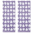 thumbnail image 1 of Unique Bargains Cute Cartoon Hand Towel Set Hand Towels for Kitchen, Bath Purple 2-Piece, 1 of 5