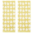 thumbnail image 1 of Unique Bargains Cute Cartoon Hand Towel Set Hand Towels for Kitchen, Bath Yellow 2-Piece, 1 of 5
