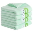 thumbnail image 1 of Unique Bargains Cute Cartoon Pattern Absorbent Hand Towels Green 4-Piece, 1 of 5