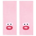 thumbnail image 1 of Unique Bargains Cute Cartoon Pattern Absorbent Hand Towels Pink 2-Piece, 1 of 5