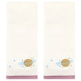 thumbnail image 1 of Unique Bargains Cute Cartoon Pattern Decorative Hand Towels Beige-Universe 2-Piece, 1 of 5