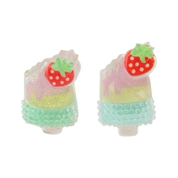 Unique Bargains Cute Fashion Shoelace Charms 1 Pair Strawberry