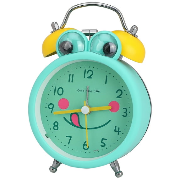 Unique Bargains Cute Frog Shape Alarm Clock Blue 3.4"L x 2.1"W x 5.1"H