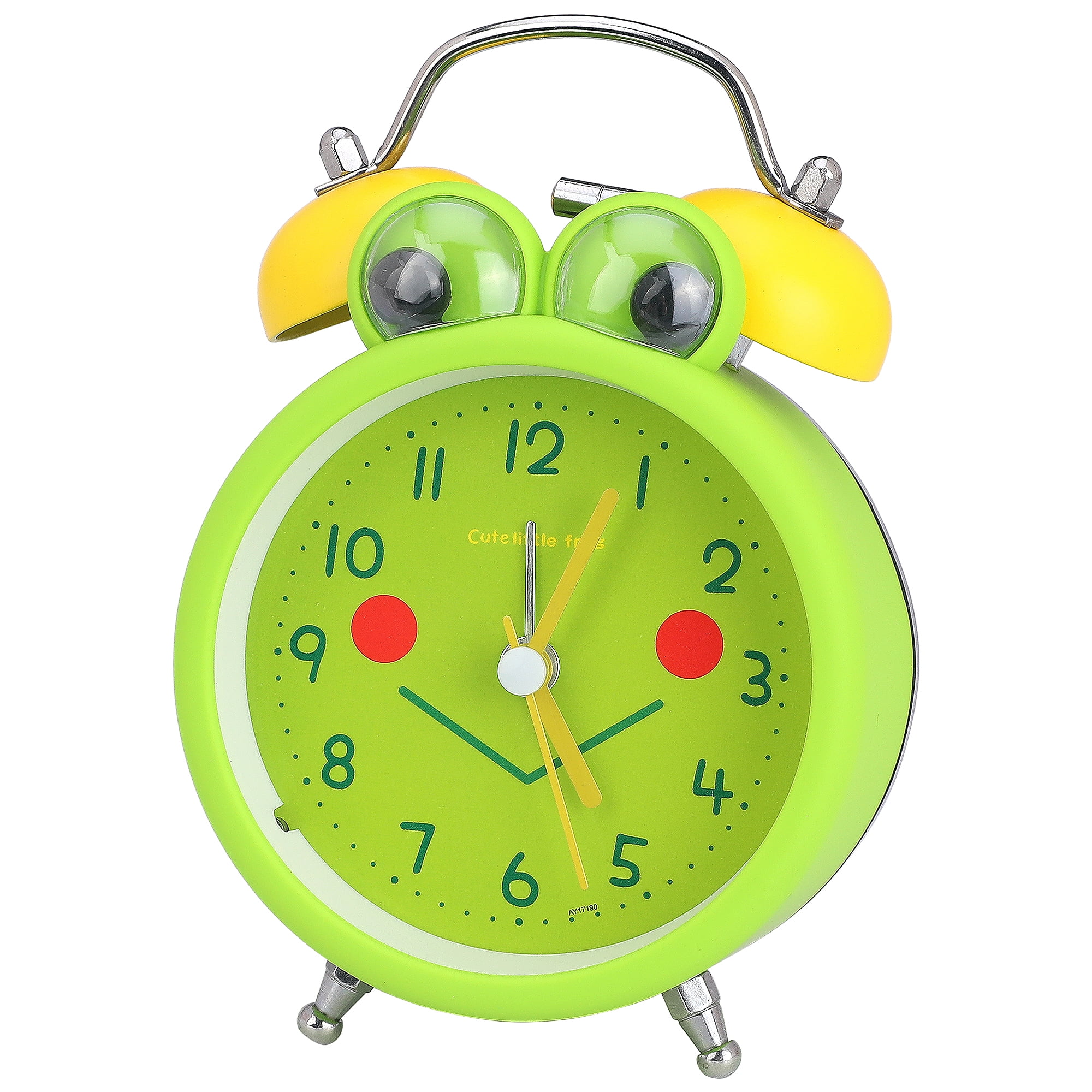 Unique Bargains Cute Frog Shape Alarm Clock Dark Green 3.4"L x 2.1"W x 5.1"H