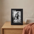 thumbnail image 1 of Unique Bargains MDF Wood Cute Wavy Picture Frame Black 4" x 6", 1 of 6